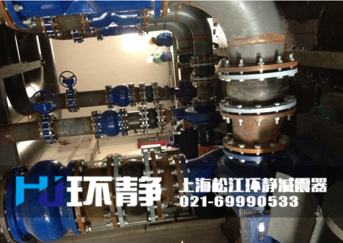 DN200<a href=http://m.zzhoudj.com target=_blank class=infotextkey>橡膠軟接頭</a>安裝實(shí)圖